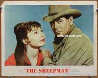 z701 SHEEPMAN movie lobby card #2 '58 Glenn Ford, Shirley MacLaine