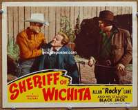 z703 SHERIFF OF WICHITA movie lobby card #7 '49 Allan Rocky Lane