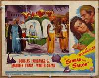 z720 SINBAD THE SAILOR movie lobby card #4 '46 Fairbanks, O'Hara