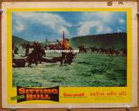 z725 SITTING BULL movie lobby card #6 '54 Robertson, Native Americans!