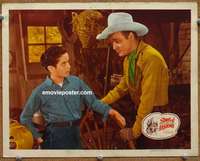z733 SONG OF ARIZONA movie lobby card '46 Roy Rogers & young boy!