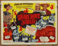 z241 SQUARE DANCE JUBILEE movie title lobby card '49 all-star country music!