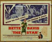 z244 STAR movie title lobby card '53 Bette Davis, Sterling Hayden