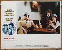 z754 STING movie lobby card #6 '74 Paul Newman, Robert Redford, Shaw