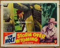 z756 STORM OVER WYOMING movie lobby card #5 '50 Tim Holt, Noreen Nash