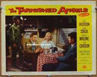 z775 TARNISHED ANGELS movie lobby card #4 '58 Robert Stack, Malone