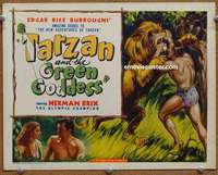 z251 TARZAN & THE GREEN GODDESS movie title lobby card '38 Herman Brix