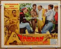z781 TARZAN THE MAGNIFICENT movie lobby card #4 '60 Gordon Scott