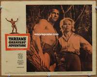 z782 TARZAN'S GREATEST ADVENTURE movie lobby card #2 '59 Gordon Scott