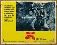 z783 TARZAN'S JUNGLE REBELLION movie lobby card #1 '67 Ron Ely, Haynes