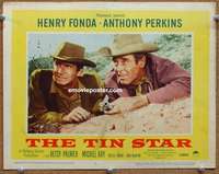 z800 TIN STAR movie lobby card #7 '57 Henry Fonda, Anthony Perkins