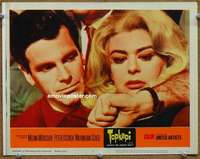 z809 TOPKAPI movie lobby card #5 '64 Mercouri & Schell close up!