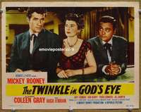 z816 TWINKLE IN GOD'S EYE movie lobby card #5 '55 Hugh O'Brian