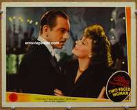 z822 TWO-FACED WOMAN #4 movie lobby card '41 Garbo loves Douglas!