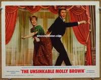 z831 UNSINKABLE MOLLY BROWN movie lobby card #2 '64 Debbie Reynolds