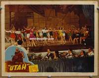 z833 UTAH movie lobby card '45 Dale Evans & lots of chorus girls!