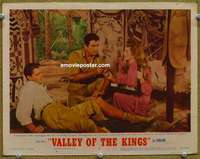 z835 VALLEY OF THE KINGS movie lobby card #7 '54 Robert Taylor, Parker