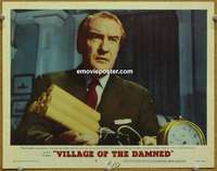 z843 VILLAGE OF THE DAMNED movie lobby card #6 '60 George Sanders