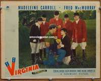 z844 VIRGINIA movie lobby card '41 Madeleine Carroll, Fred MacMurray