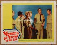 z846 VOYAGE TO THE BOTTOM OF THE SEA movie lobby card #6 '61 Pidgeon