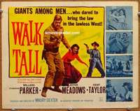 z284 WALK TALL movie title lobby card '60 Willard Parker, Meadows