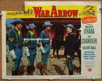 z850 WAR ARROW movie lobby card '54 Jeff Chandler, McIntire, Beery