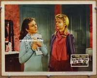 z882 YOU WERE MEANT FOR ME movie lobby card #7 '47 pretty Jeanne Crain!