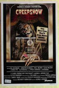 a091 CREEPSHOW Aust one-sheet movie poster '82 George Romero, Stephen King