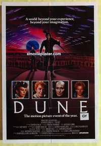 a094 DUNE Aust one-sheet movie poster '84 David Lynch sci-fi epic!