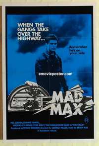 a106 MAD MAX Aust 1sh R81 Mel Gibson, George Miller