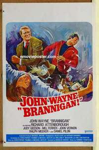 a126 BRANNIGAN Belgian movie poster '75 John Wayne, Attenborough