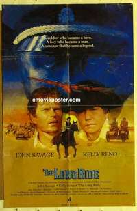 a051 LONG RIDE English one-sheet movie poster '83 John Savage, Kelly Reno