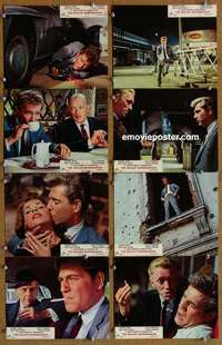 a424 QUILLER MEMORANDUM 8 English Front of House movie lobby card '67 George Segal