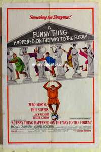 a572 FUNNY THING HAPPENED ON THE WAY TO THE FORUM German movie poster '66