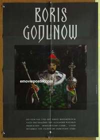 a460 BORIS GODUNOV East German movie poster '86 Sergei Bondarchuk