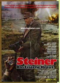 a525 CROSS OF IRON German movie poster '80 Sam Peckinpah, Coburn