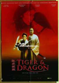 a526 CROUCHING TIGER HIDDEN DRAGON German movie poster '00 Ang Lee