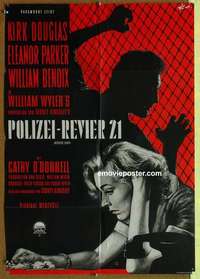a537 DETECTIVE STORY German movie poster R62 Eleanor Parker, Douglas