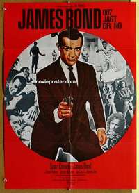 a546 DR NO German movie poster R80s Sean Connery IS James Bond!