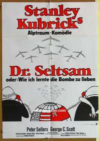 a547 DR STRANGELOVE German movie poster R70s Scott, Stanley Kubrick