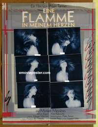 a566 FLAME IN MY HEART German movie poster '87 sexy Myriam Mezieres!