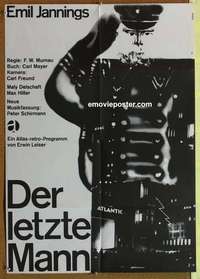 a607 LAST LAUGH German movie poster R60s Emil Jannings