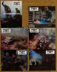 a439 CROSS OF IRON 6 German movie lobby cards '77 Sam Peckinpah