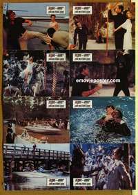 a432 LIVE & LET DIE German lobby card movie poster '73 Roger Moore as James Bond!