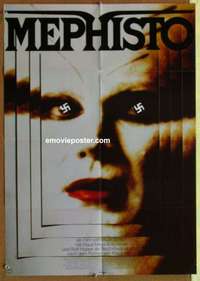 a624 MEPHISTO German movie poster '82 Istvan Szabo, Klaus Brandauer