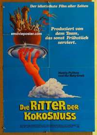 a629 MONTY PYTHON & THE HOLY GRAIL German movie poster '75 Cleese