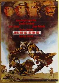 a645 ONCE UPON A TIME IN THE WEST German movie poster R70s Leone