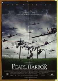 a650 PEARL HARBOR #2 German movie poster '01 cool plane attack image!