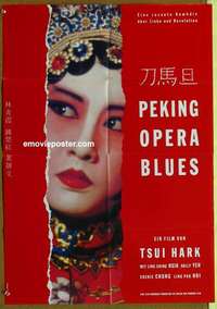 a651 PEKING OPERA BLUES German movie poster '86 Tsui, Hsia