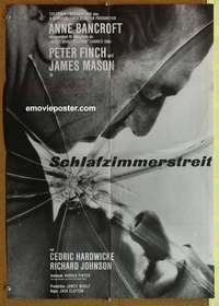 a655 PUMPKIN EATER German movie poster '64 Anne Bancroft, Peter Finch